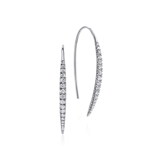 14KTW Diamond Earrings TDW 0.42CT SI3-I1