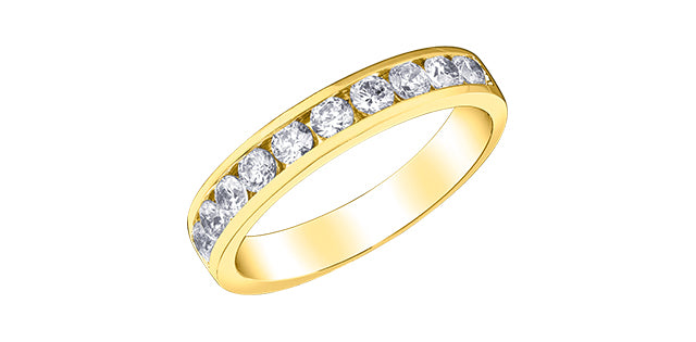 Diamond Band 14 Karat Gold (0.75TDW)