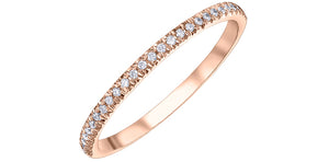 Diamond Band 10 Karat Gold (0.10TDW)
