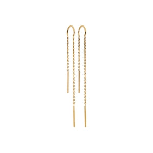"Romance" 18k gold-plated earrings - 3 microns 55 mm RO20-11