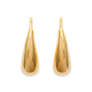 "Romance" 18k gold-plated earrings - 3 microns 20 mm RO20-2