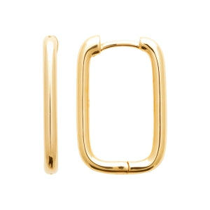 "Romance" 18k gold-plated earrings - 3 microns 20 mm RO30-23