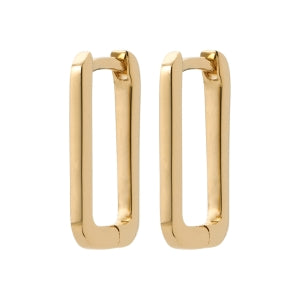 "Romance" 18k gold-plated earrings - 3 microns 11 mm RO30-24