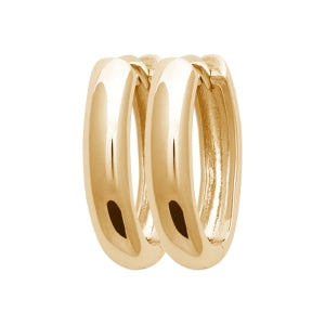 "Romance" 18k gold-plated earrings - 3 microns 16 mm RO30-27