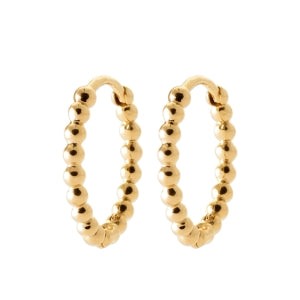 "Romance" 18k gold-plated earrings - 3 microns 15 mm RO30-30