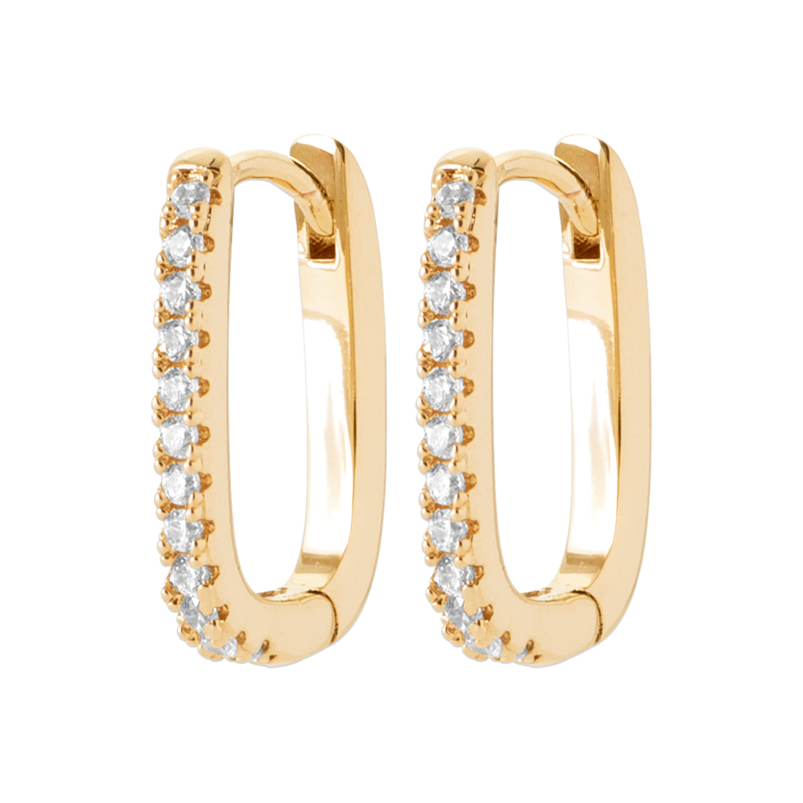 "Romance" 18k gold-plated earrings - 3 microns 15mm RO30-40