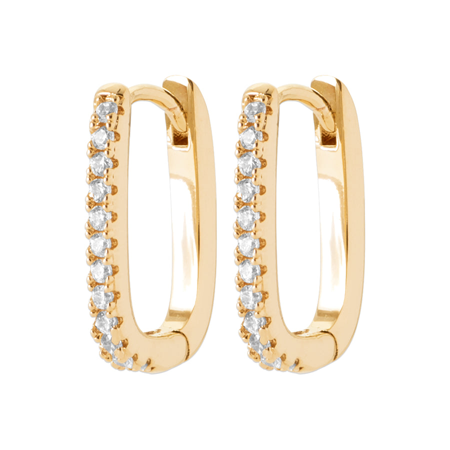 "Romance" 18k gold-plated earrings - 3 microns 15mm RO30-40