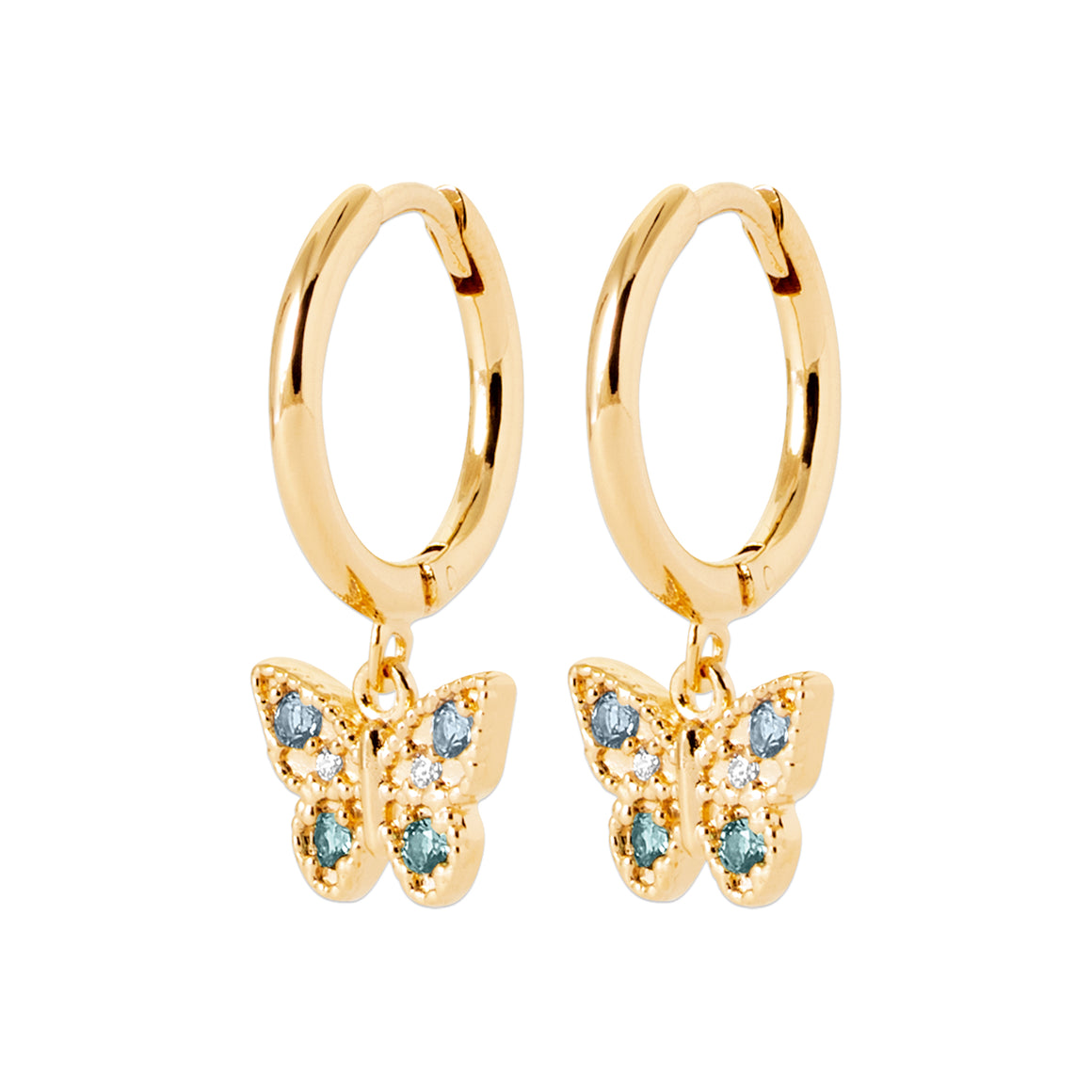 "Romance" 18k gold-plated earrings - 3 microns 13mm RO30-51