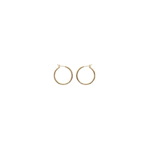 "Romance" 18k gold-plated earrings - 3 microns 25 mm RO40-3-25