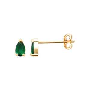 "Romance" 18k gold-plated earrings - 3 microns 5 mm RO50-4