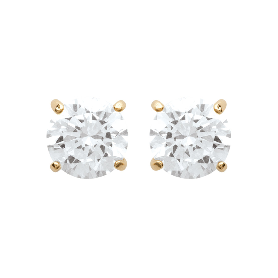 "Romance" 18k gold-plated earrings - 3 microns 5mm RO50-58