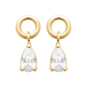 "Romance" 18k gold-plated earrings - 3 microns 11 mm RO50-9