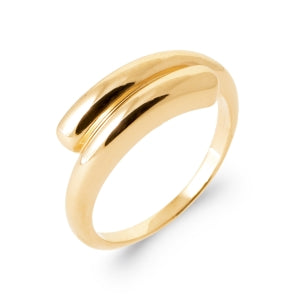 "Romance" 18k gold-plated ring - 3 microns RO70-27