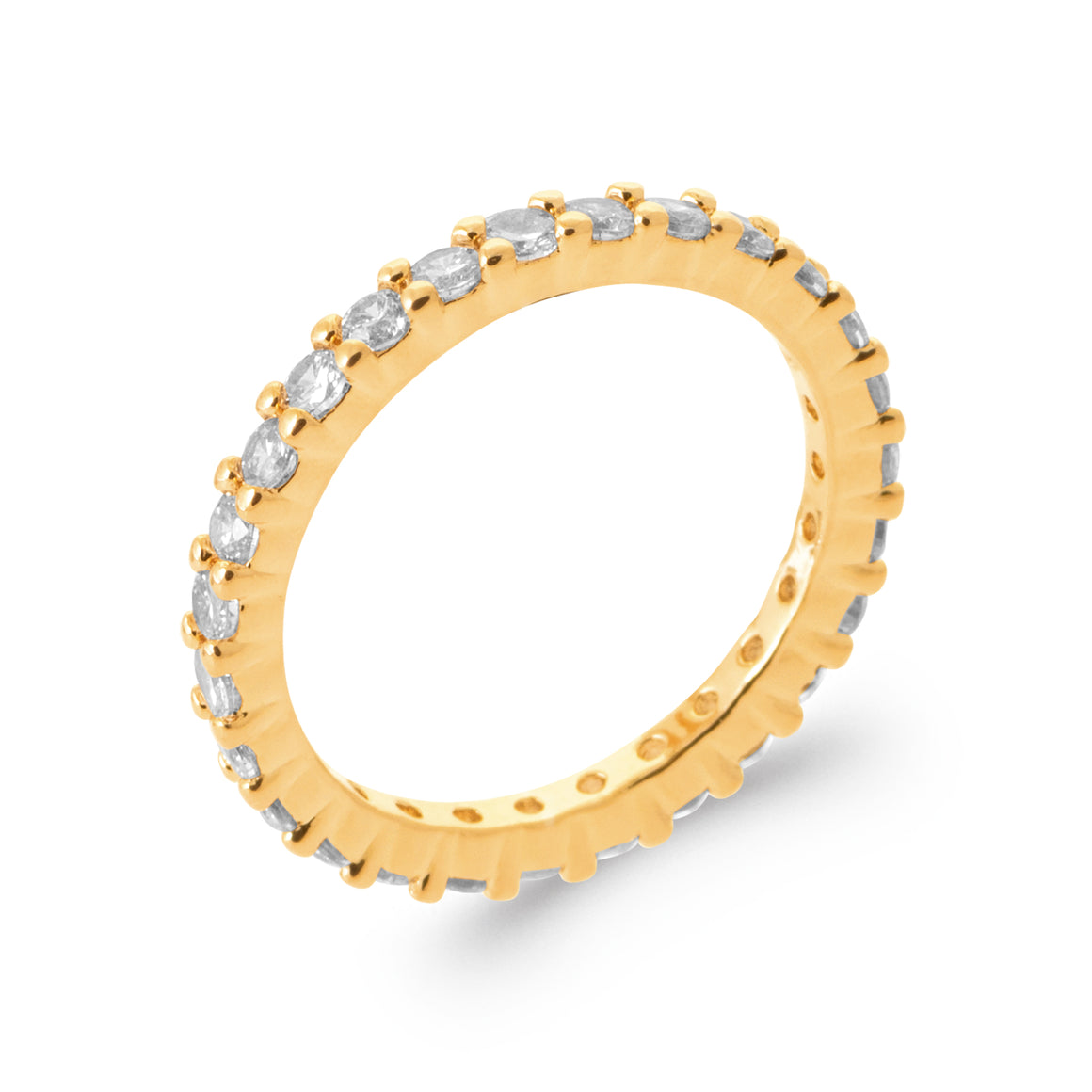 "Romance" 18k gold-plated ring - 3 microns RO70-48