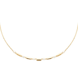 "Romance" 18k gold-plated Chain - 3 microns 18" RO80-13