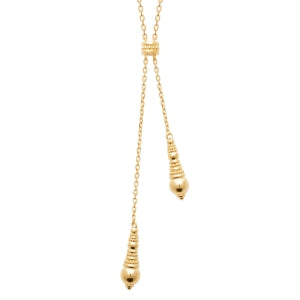 "Romance" 18k gold-plated Necklace - 3 microns 18" RO80-16