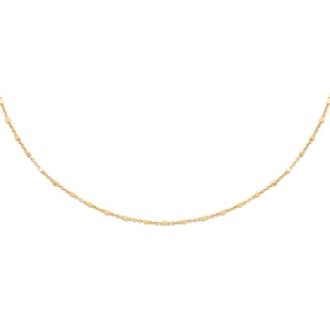 "Romance" 18k gold-plated Chain - 3 microns 18" RO80-19