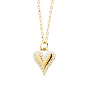 "Romance" 18k gold-plated Necklace - 3 microns 18" RO80-20