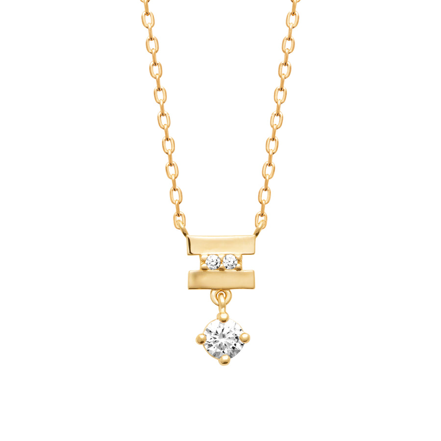 "Romance" 18k gold-plated Necklace - 3 microns 18" RO80-25