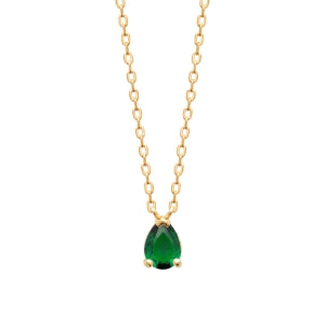 "Romance" 18k gold-plated Necklace - 3 microns 18" RO80-4