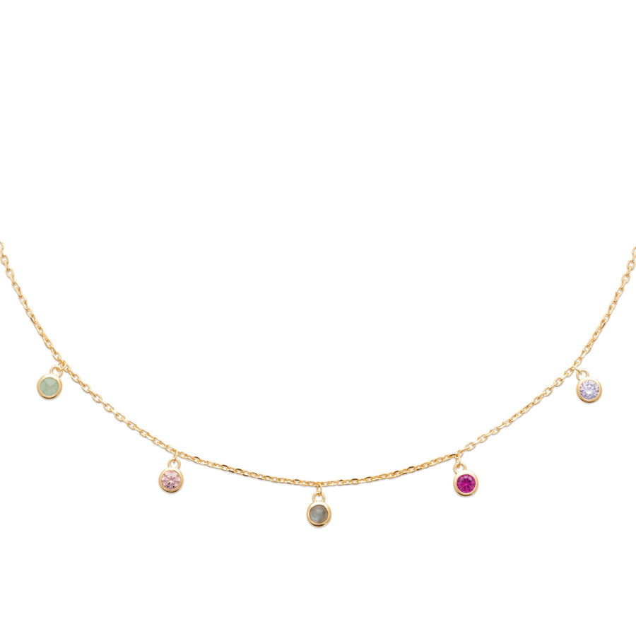 "Romance" 18k gold-plated Necklace - 3 microns 18" RO80-54