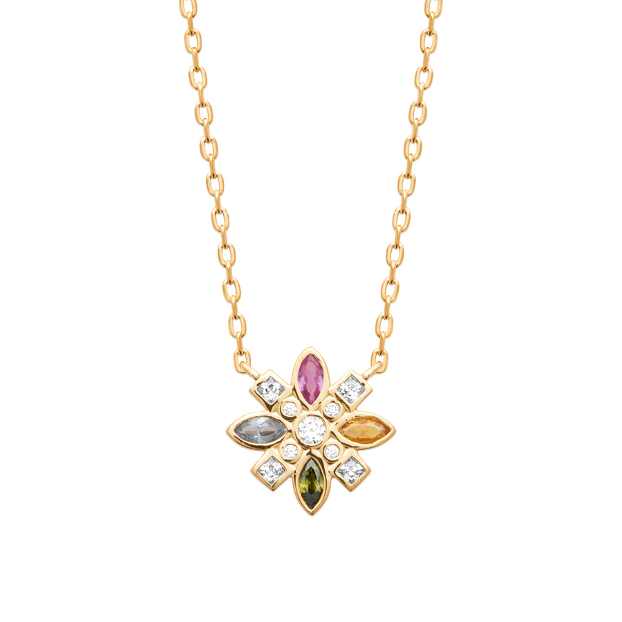 "Romance" 18k gold-plated Necklace - 3 microns 18" RO80-67