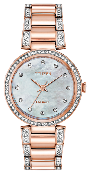 Citizen Eco-Drive Silhouette Crystal Watch