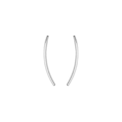 Earrings - Sterling Silver 925 Mini Curved Ear Climbers