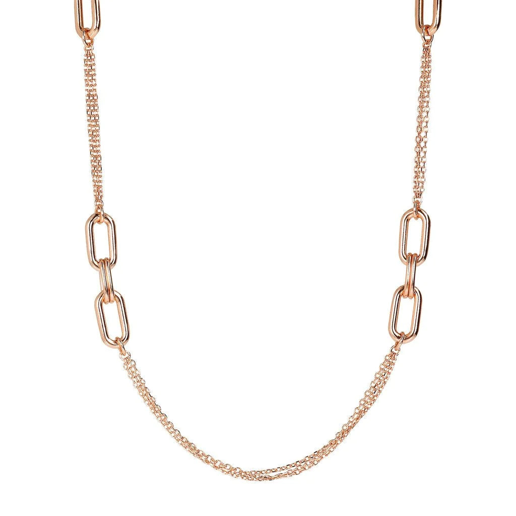 Bronzallure 3 Strand Chanel Necklace