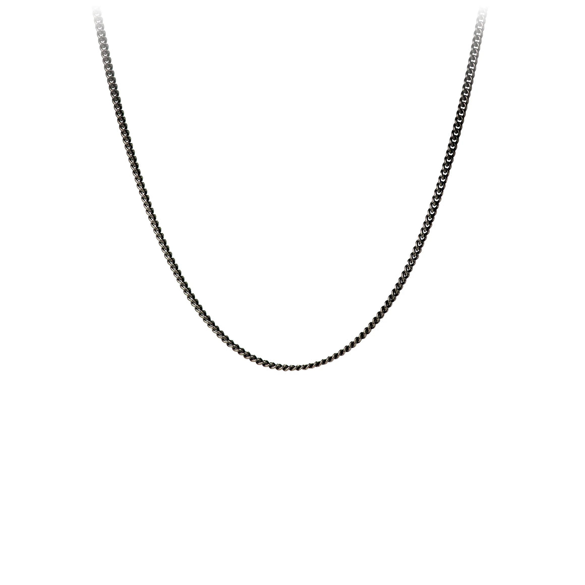 Pyrrha Fine Cable Chain Black 20"