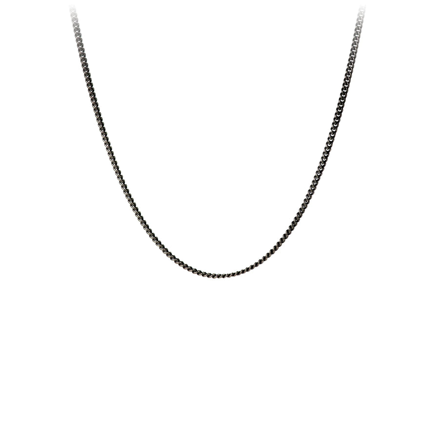 Pyrrha Fine Cable Chain Black 20"