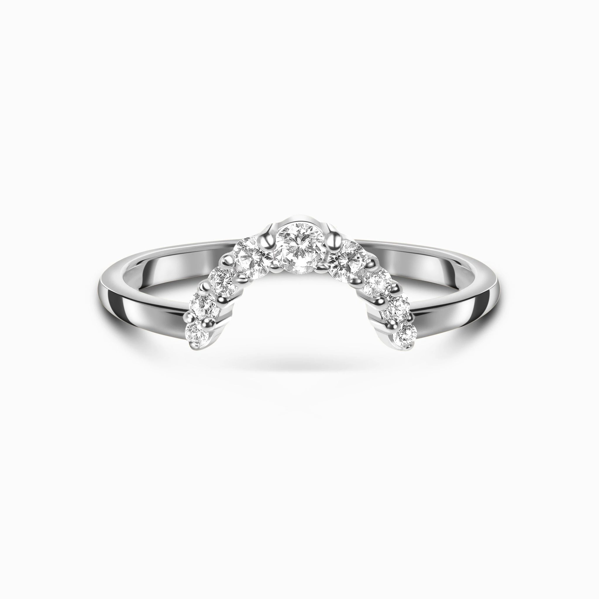 MoonMagic 925 White Topaz - Circling Band