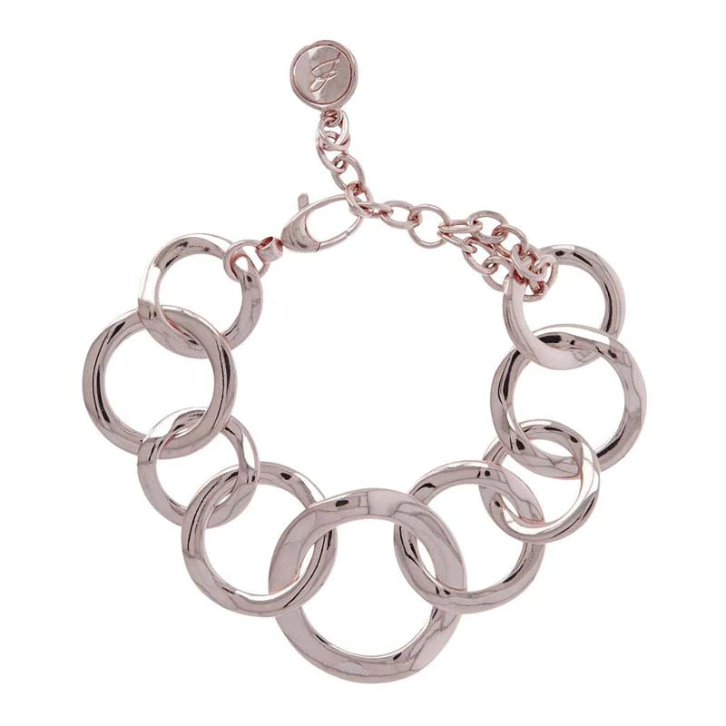 Bronze Allure Flat Link Bracelet