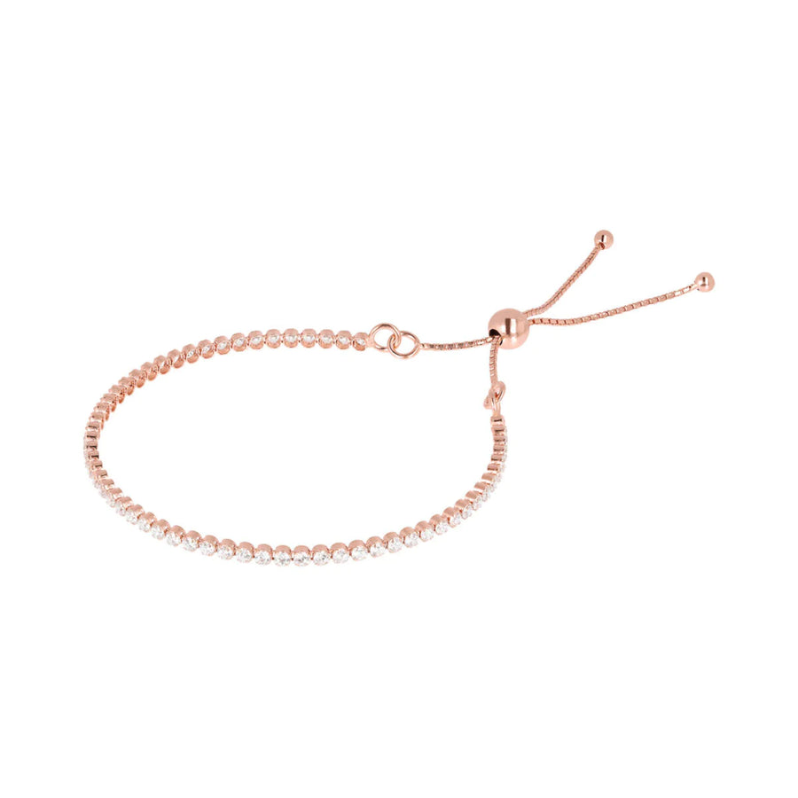 Bronzallure Bracelet with Tennis CZ Gemstone