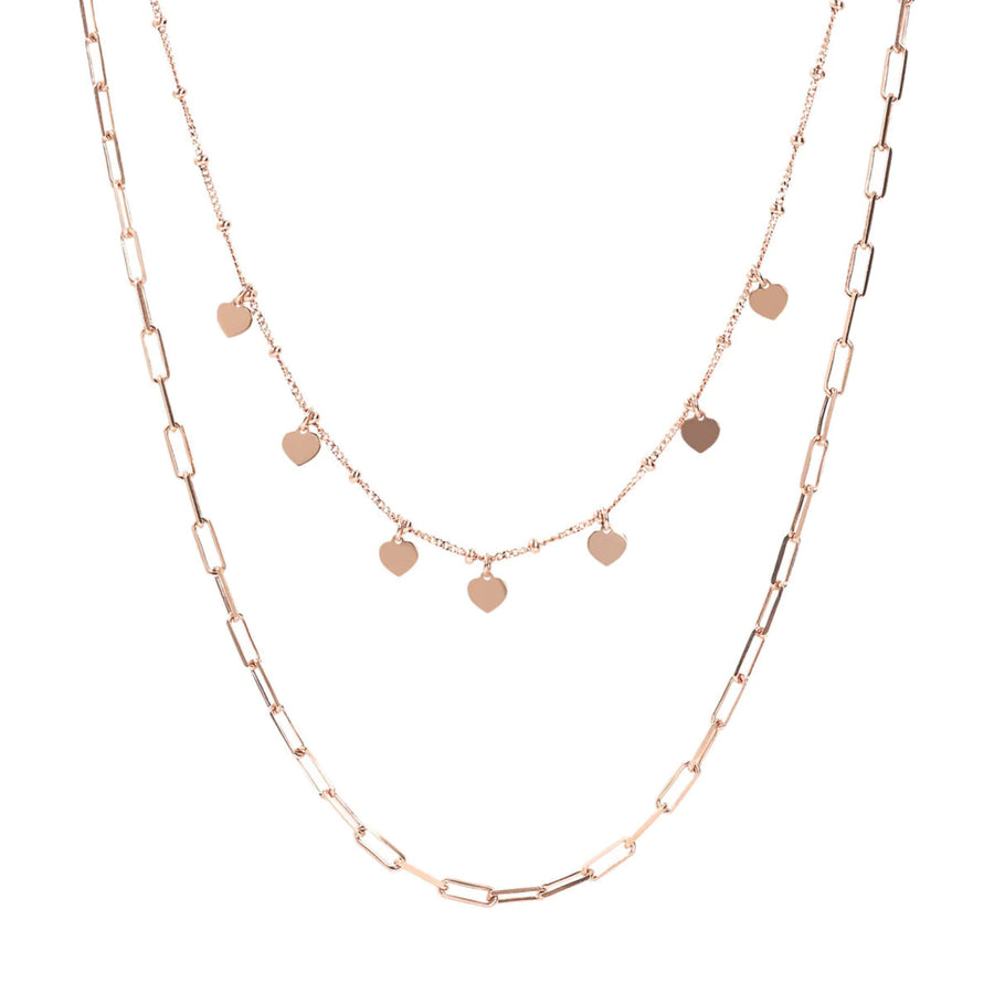 Bronzallure 2 Strand Graduate Necklace