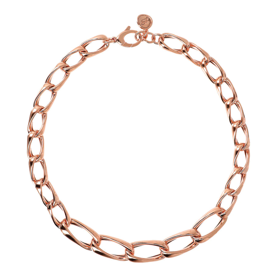 Bronzallure Necklace with Elongated Forzatina Chain