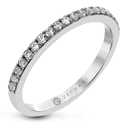 Ladies Wedding Band 14KT White Gold (0.22TDW)