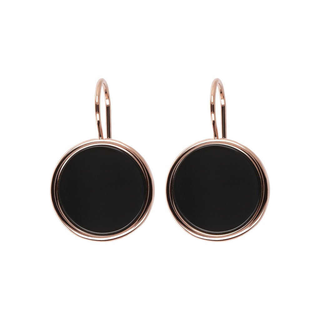 Bronzallure Black Onyx Drop Earrings
